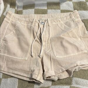 Women's Beige Casual Shorts